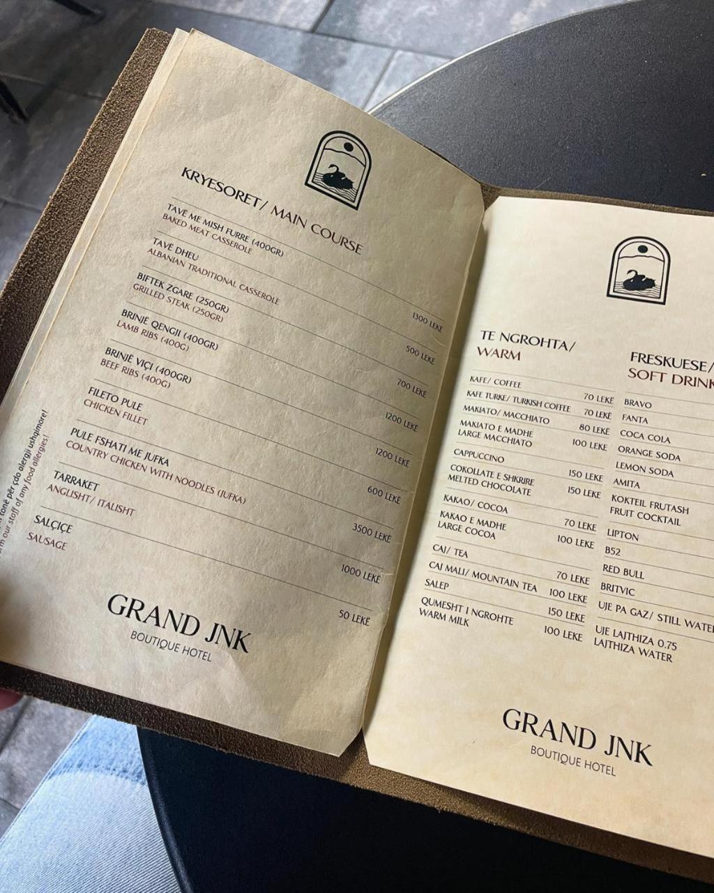 Grand Jnk Boutique Hotel Kukes Ngoại thất bức ảnh
